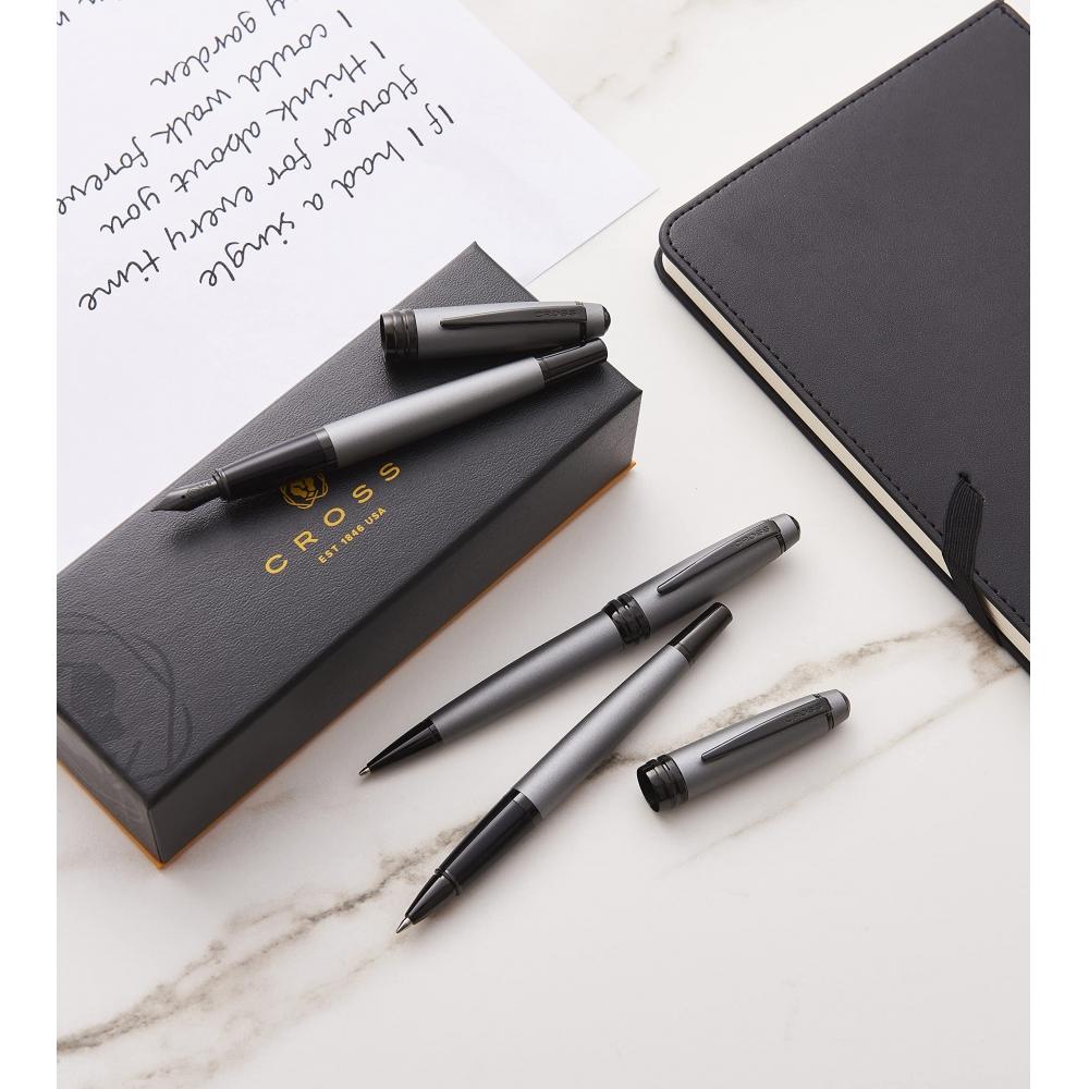 CROSS Ballpoint Pen Oil-Based Bailey Red NT0452-8 Genuine Imported Product