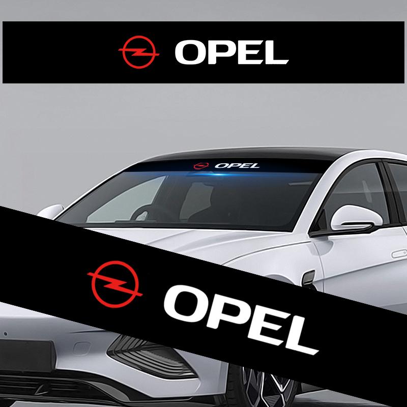 Декоративные наклейки на переднее стекло автомобиля от солнца Для Opel Corsa Astra Insignia Vectra Zafira Meriva Mokka Grandland Vivaro
