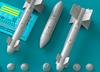 Reskit Guided Bombs with Data Link Pod Plastic Model Kit Parts 1/32 EGBU-15 (2 Pieces) AN-AXQ-14 (1 Piece) RSK32-0564 (Airplane)