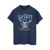 Disney Womens/Ladies Lilo & Stitch Naughty & Nice Cotton Boyfriend T-Shirt
