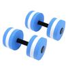 2 PCS EVA Water Floating Dumbbell Yoga Exercise Water Foam Dumbbell Fitness Tool for Men Women Kids