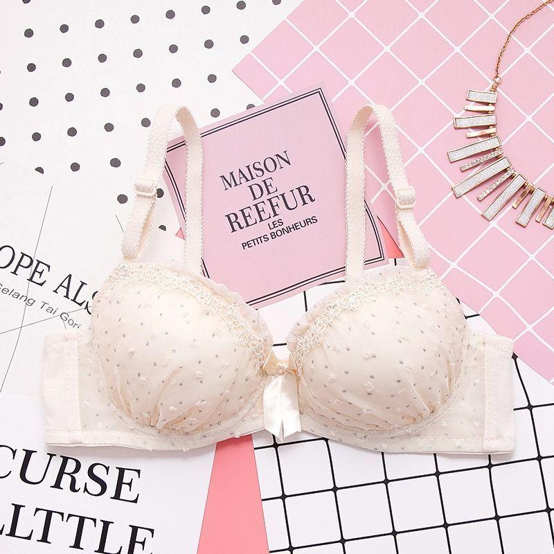 Sexy Push Up Bras Sweat 3/4 Cup Underwear For Women Printed Floral Lingerie Female Bras Cute Brassiere