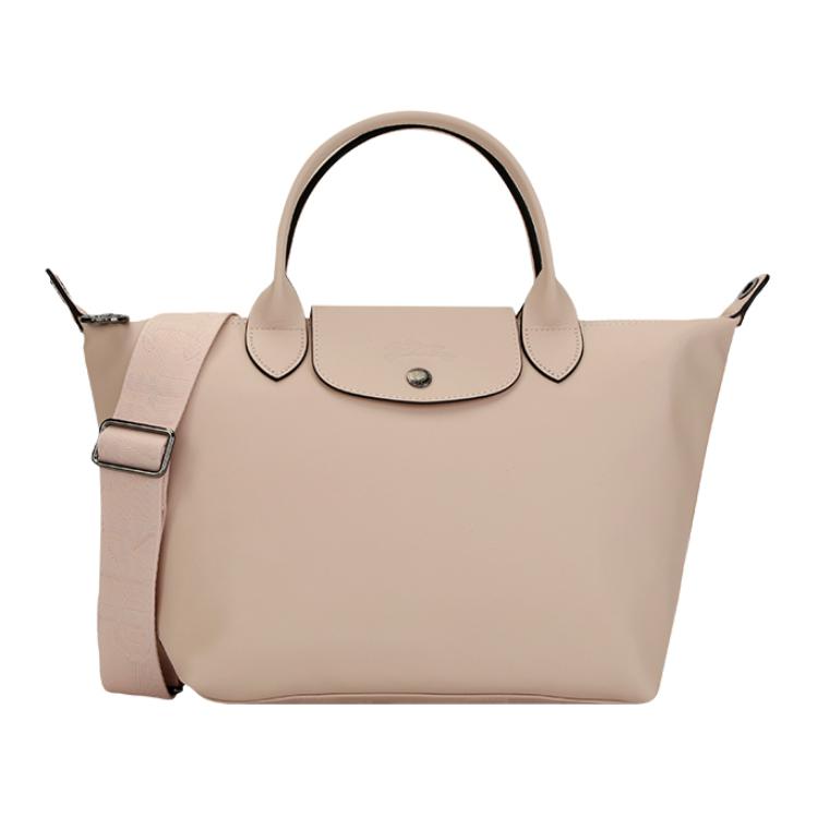 Longchamp Le Pliage Xtra 25 Snap Zipper Closure Large Cowhide Shoulder Crossbody Tote Bag Small Women Handbags Nude L1512987542
