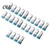 Metal Pegs for Hanging Towels And Socks 24PCS Stainless Steel Clothes Pegs, with Non-Slip Rubber Coating, Heavy Compact Clips Saving Space Duty