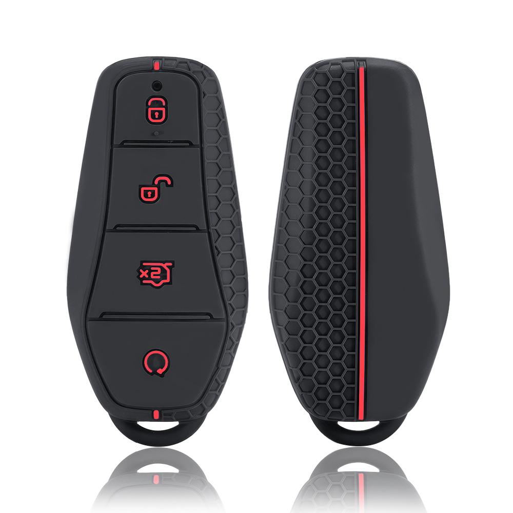 Новый модный силиконовый держатель чехол для ключа для BYD Atto 3 Han EV Dolphin Song PRO Max Tang DM Yuan Dolphin E2 Qin PLUS Чехол для автомобильного ключа
