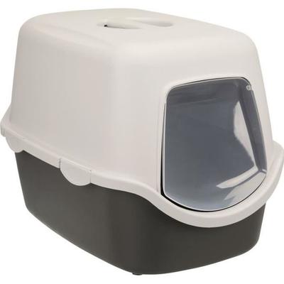 Туалетный лоток Vico - 40 x 40 x 56 см - Темно-серый и светло-серый - Для кошек