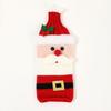 Wine Bottle Sleeve Santa Claus Snowman Reindeer Design Bottle Sleeve Knitted Decoration