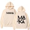 Худи с логотипом рэпера Maka Одежда для мужчин и женщин Мода