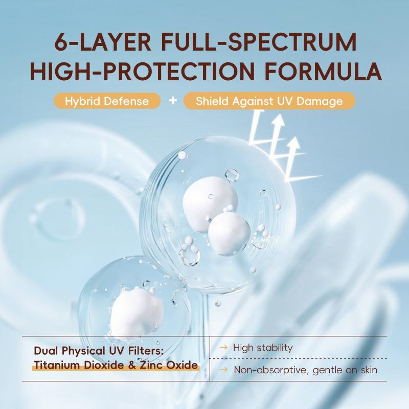 LAIKOU Серия «Рис» Ультралегкий солнцезащитный крем SPF 50+