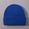 Autumn and winter solid color angora rabbit down long hair men and women pullover two refurbished color warm knitted wool hat