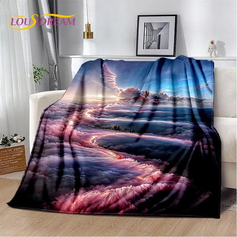 3D Natural, Tornado, Cloud Soft Plush Blanket, фланелевое одеяло, плед для гостиной, спальни, кровати, дивана, пикника, детей, офиса