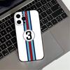 Чехол для телефона Martini R-Racing S-Stripe для iPhone 17,16,15,14,13,12,11 Plus,Pro Max,XS, Мягкий силиконовый черный чехол