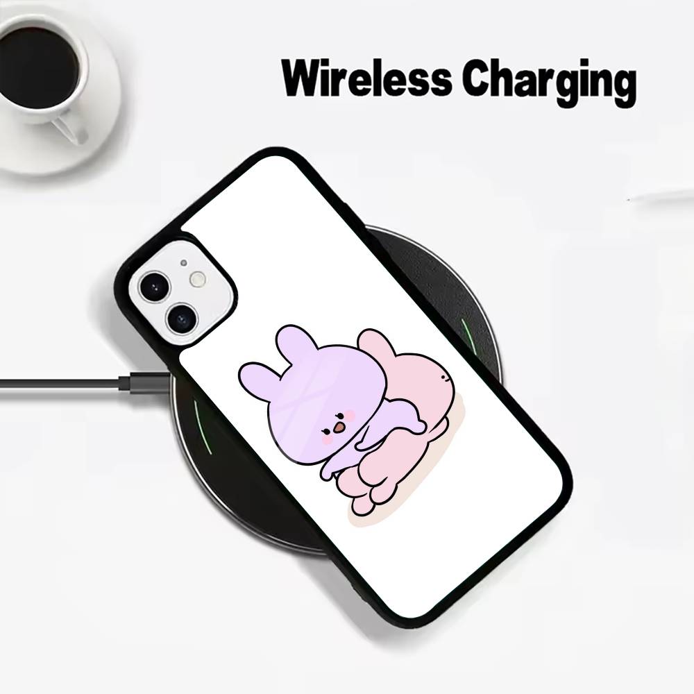 C-A-Cartoon -a-Asamimichan Phone Case For IPhone17 16 15 14 13 12 11 Pro Max 16/15/14Plus Wireless Charger Cover Funda