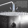 Large Stainless Steel Shower Head 360 Degrees Water Discharge High Pressure Rainfall