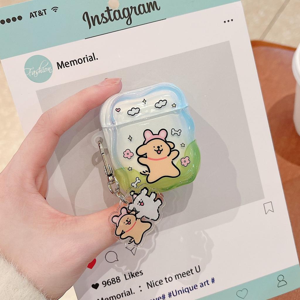 Korean puppy for AirPods 1 apple pro1 protective case 1 second generation third generation bluetooth headset case noise reduction version