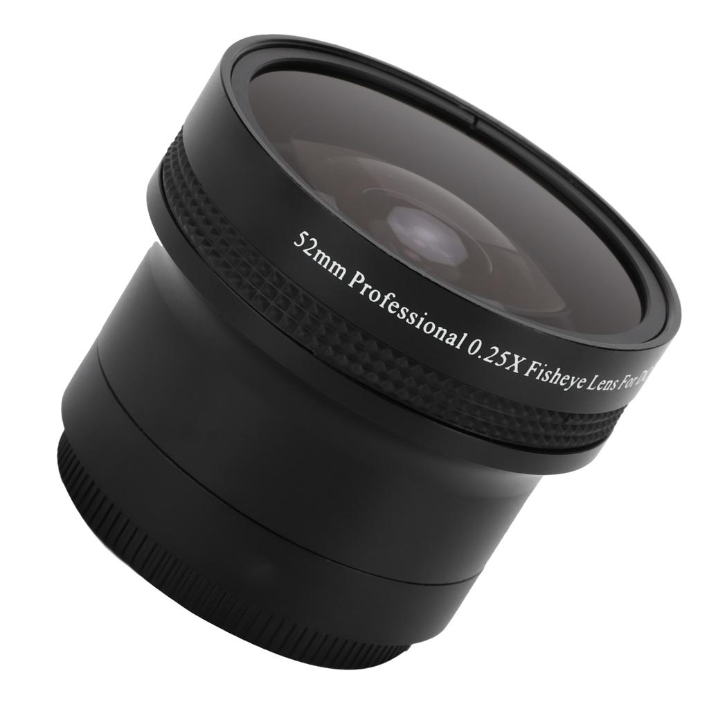 52MM 0.25x Super Macro Camera Fisheye Lens Thread Lens for CanonNikon DSLR SLR Camera