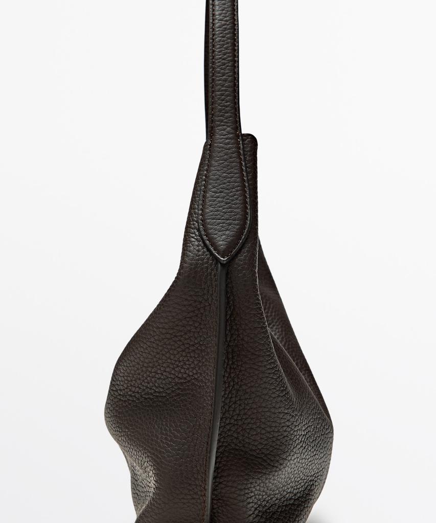 Massimo Dutti Napa Leather Mini Shoulder Bag