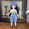 1 Set 1/6 SD 30cm Bjd Doll with Clothes Attractive Eyes Makeup Ball Joint Doll  Girl Gift