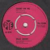 7-дюймовая пластинка JULIE GRANT Count On Me Then Only Then 7N15508 Pye Records 1963 Великобритания SoulFunk Б/у