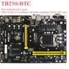 Used For BIOSTAR TB250-BTC Mining Motherboard DDR4 for Intel LGA 1151 32GB DVI SATA3 B250 Desktop Motherboard