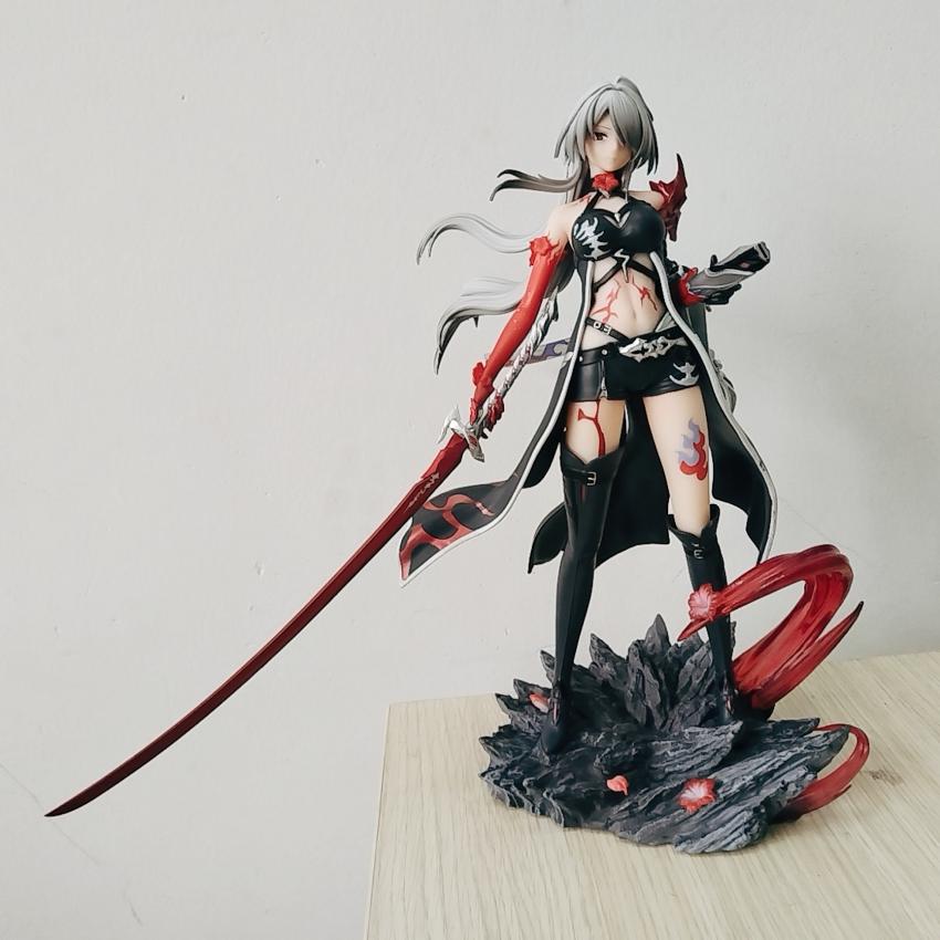 38СМ Хуан Цюань Honkai Star Rail Серебряная Кафка Девушка-Волк фигурка ПВХ Аниме Игрушка-фигурка Игровой Коллекционный Модель Кукла Подарки