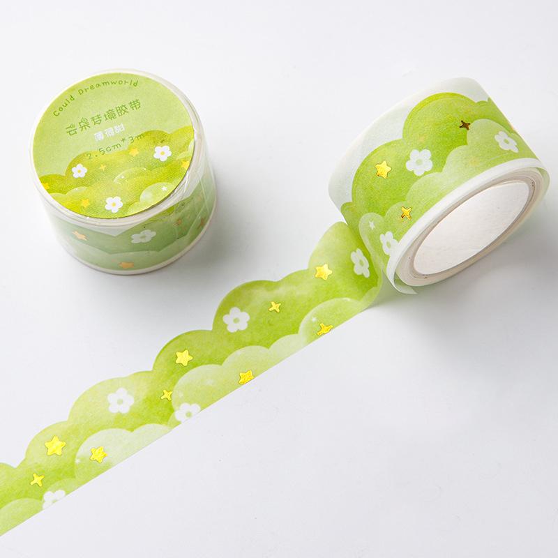 Ins Kawaii Clouds Washi Tape DIY Scrapbooking Journal Planner Diary Stickers Masking Tape Korean Candle Supplies Office Supplies