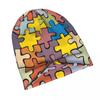 Новое поступление, мужская красочная головоломка, мультяшная шляпа, шляпа, зима, весна, черепа, унисекс