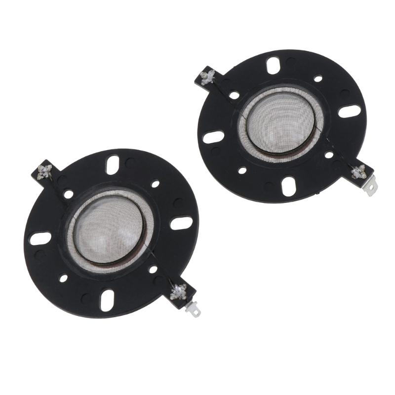 25.5mm Voice Coil Black Horn Tweeter Silk Diaphragm Film Treble Round Frame 5.4ohm 25.5mm Core Speaker Repairs Parts