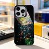 Стильный Арт Рыба Кои Для iPhone 11,12,13,14,15,16,17,Pro,Max,Plus,E,Air,Mini Чехол Для Телефона IMD Матовый Черный
