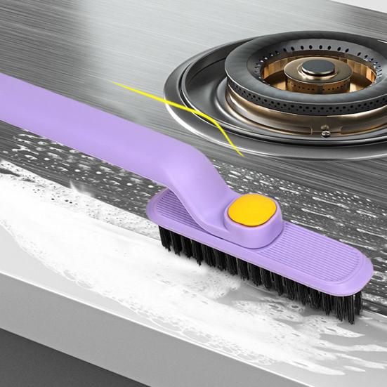 Многофункциональная вращающаяся щетка для чистки щелей с жесткой щетиной, эргономичный дизайн, бытовое использование, щетка для ванной комнаты, инструмент