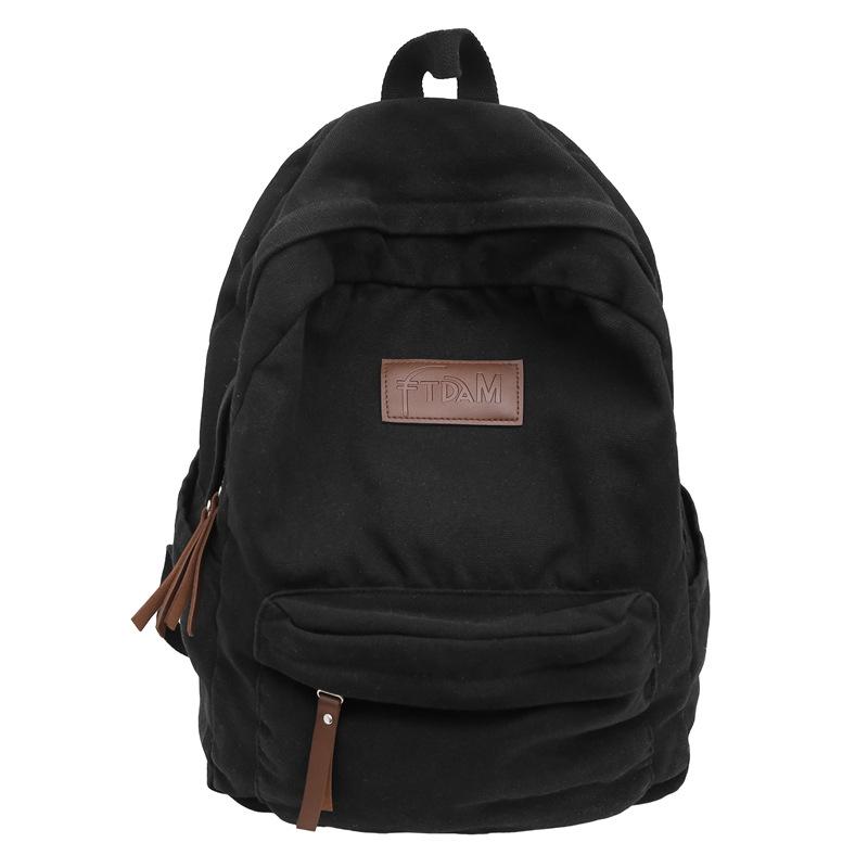 Школьный рюкзак для старшеклассников, женский, большой емкости, дорожный рюкзак, мужской, холщовый рюкзак