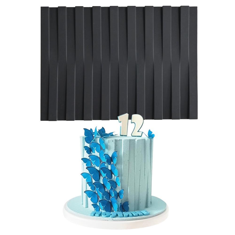 Волна Кружево для торта Форма Силиконовая 3D Форма для мастики Сделай сам Шоколадный трафарет