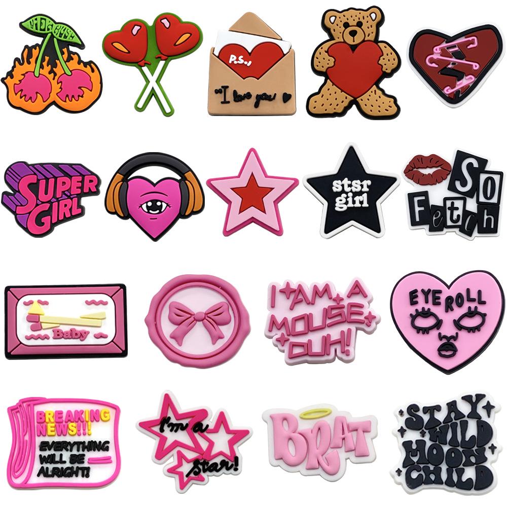 Cartoon Anime Shoe Decoration Buckle Set for Clogs – DIY Accessories