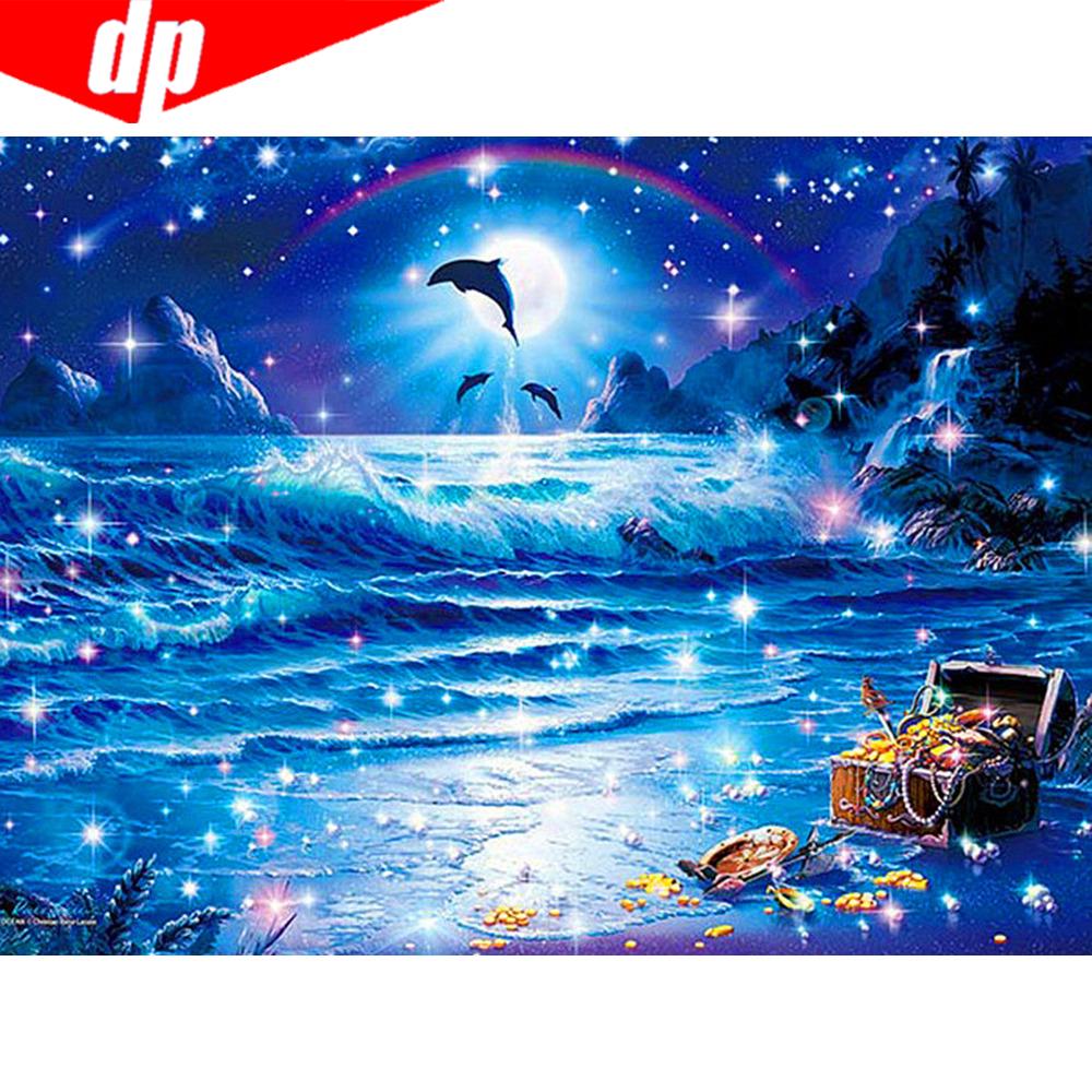 5d Diy Diamond Painting Round Stones Cartoon Diamond Embroidery Hobby And Handicraft Pictures