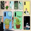 Винтажный чехол с цветком кактуса для телефона Huawei P40 P10 P20 P30 Lite P50 Mate 10 30 40 20 Pro Cell Moblie, подарочный силиконовый чехол