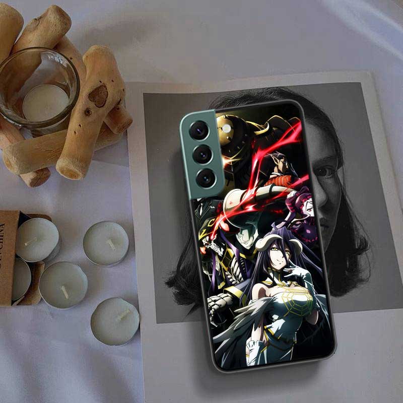 Albedo Overlord Phone Case For Samsung Galaxy S22 S25 Ultra S21 S10 Plus S26 Edge S20 S23 S24 FE Cover Silicone Soft TPU Cle