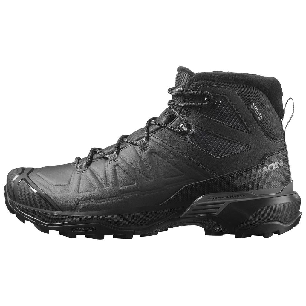 SALOMON X Ultra Snowpilot Comfortable Versatile Shock Absorbing Waterproof High-Top Outdoor Functional Shoes Men Shoes Black L47585600