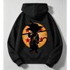 Модная свободная детская толстовка с капюшоном Dragon Ball - Классическая повседневная праздничная кофта-пуловер для мальчиков и девочек в качестве подарка