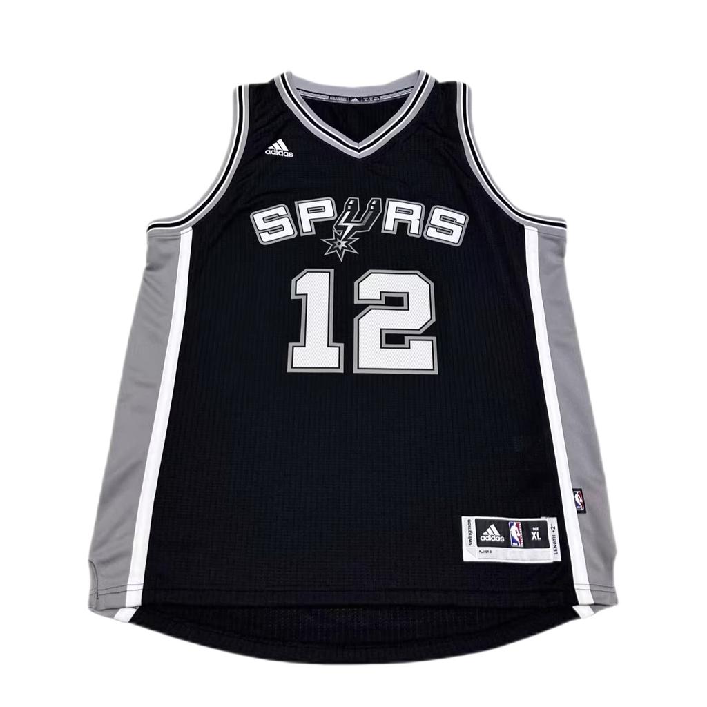 Adidas NBA Spurs Aldridge Comfortable Soft Skin-Friendly Versatile V-Neck Basketball Jersey Unisex Jersey 7470A-304-K92975