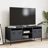 VidaXL TV Cabinet Anthracite 101.5x39x43.5 Cm Cold-rolled Steel, TV Stand, TV Sideboard, Hi-fi Cabinet, TV Bench, Cabinet In 851300