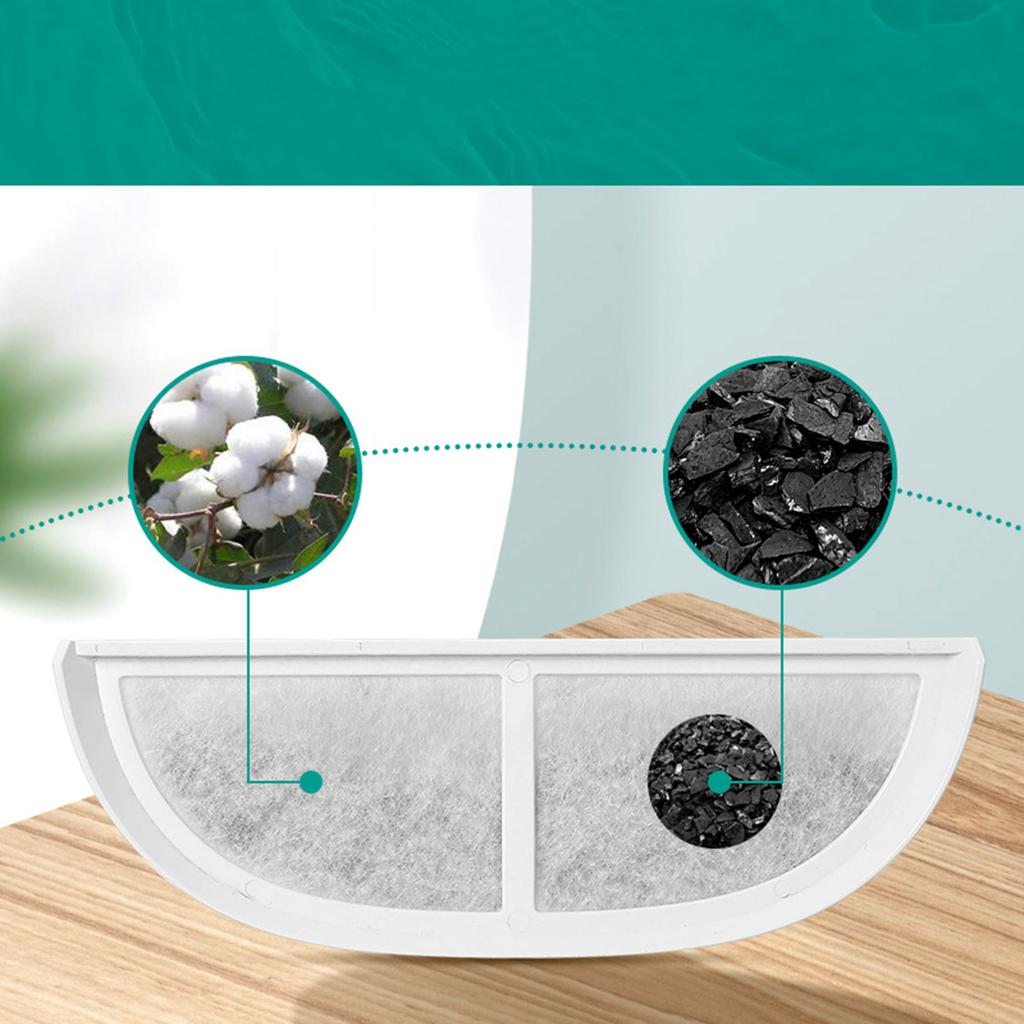 8 сменных фильтров для фонтанчиков для домашних животных. Улучшение качества воды. Сохранение чистоты воды благодаря замене фильтрации.