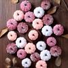 Velvet Flannel Pink Pumpkin Set: 12-Piece Halloween & Christmas Decoration Ornaments