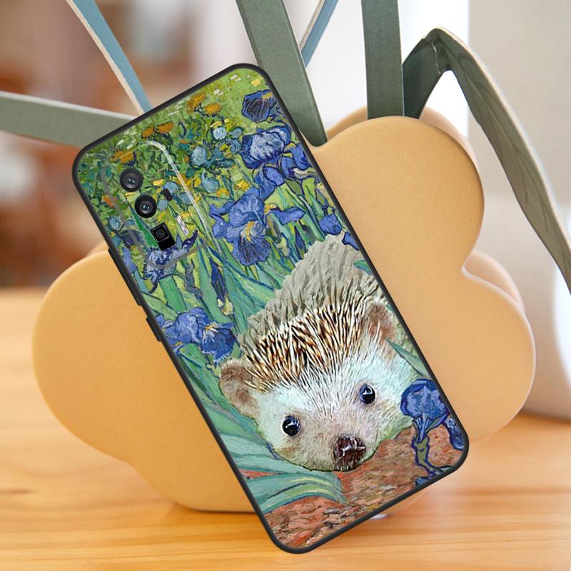 Чехол-картина с ирисами для POCO X3 X6 F6 Pro M6 X5 F3 F5 M5s Xiaomi 13 14 Ultra 12 Lite 11T 12T 13T Pro