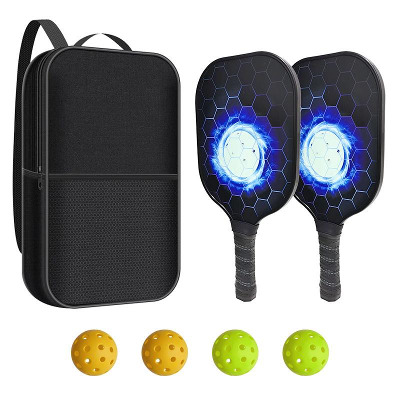 Набор ракеток для пиклбола из стекловолокна, сотовая ракетка для пиклбола из углеродного волокна, ракетка для пиклбола