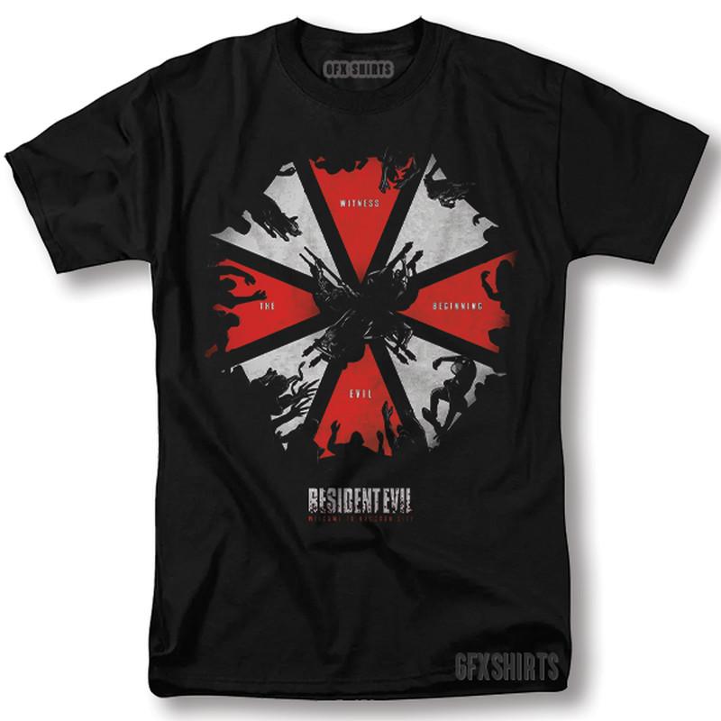 Футболка Resident Evil Umbrella Corp Raccoon City Классическая Графическая Футболка