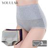 3Pcs Cotton Panties for Women Plus Size Underwear High Waist Abdominal Briefs Female Girl Postpartum Recovery Panties Women's