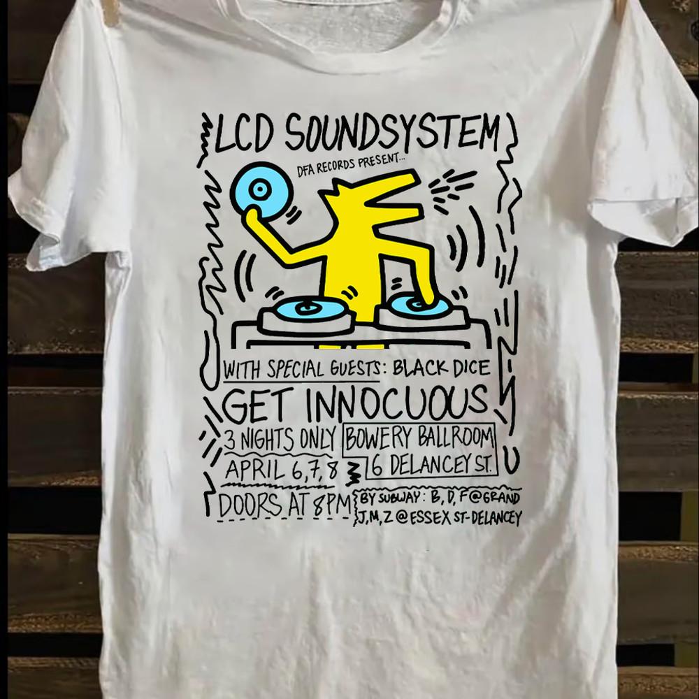 LCD Soundsystem band Cotton WHite Shirt Unisex Concert All Sizes TR608 Unisex T-Shirt