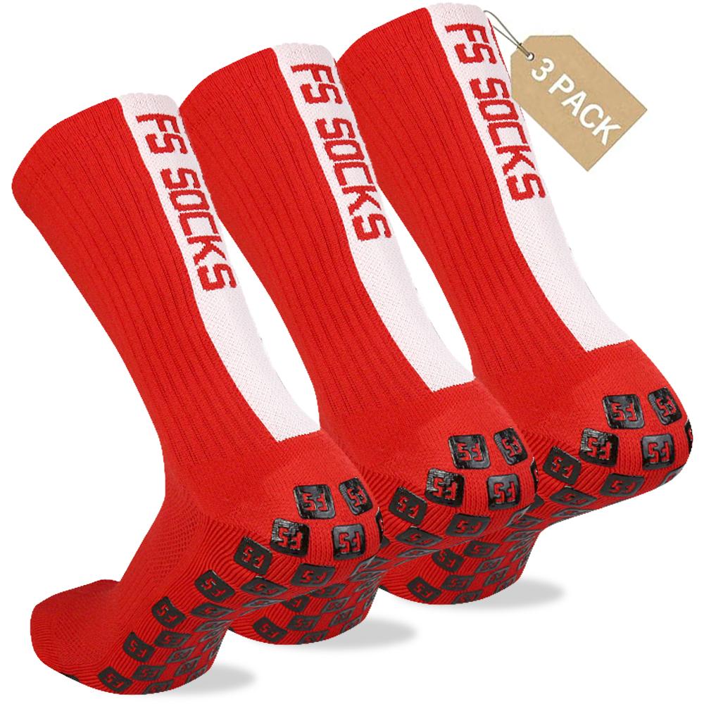 3 пары нескользящих спортивных футбольных носков, противоскользящие футбольные носки для футбола, баскетбола