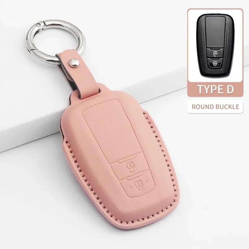 Чехол-оболочка для автомобильного ключа с 2/3 кнопками, брелок для Toyota Prius Camry Corolla CHR C-HR RAV4 Land Cruiser, брелок-пульт, аксессуары из ПУ