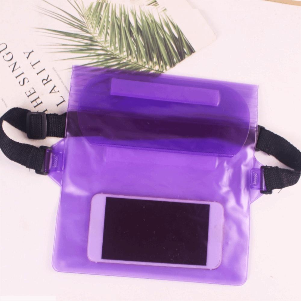 Simple Water-Sprinkling Festival Waist Bag Portable Shoulder Bag Adjustable Phone Case  Summer